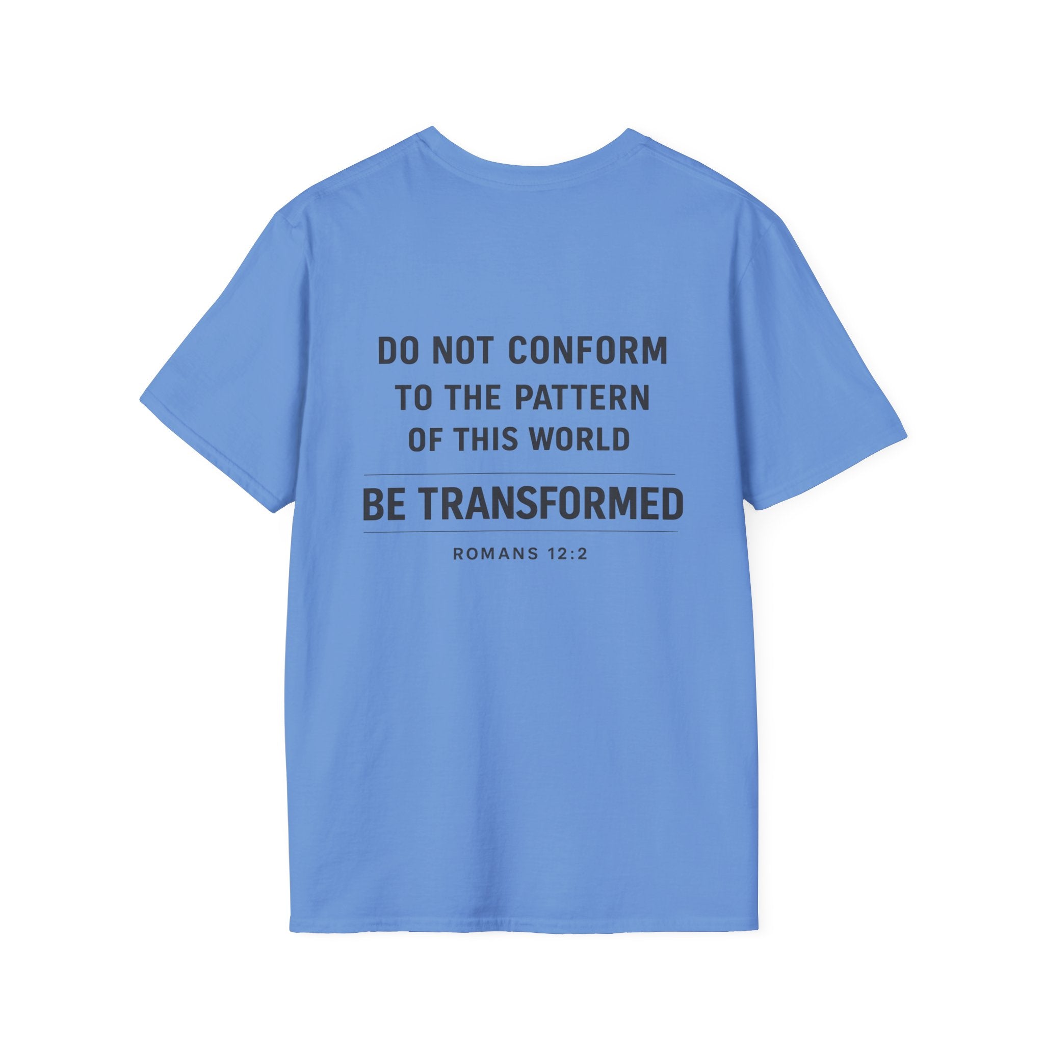 Set Apart T-Shirt – "Be Transformed" Romans 12:2 Christian Tee